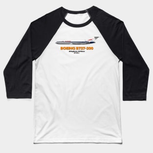 Boeing B727-200 - Allegheny Airlines Baseball T-Shirt